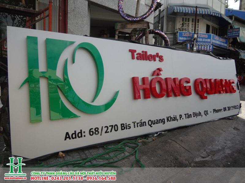 Làm biển quảng cáo alu hút nổi tại Hà Nội 
